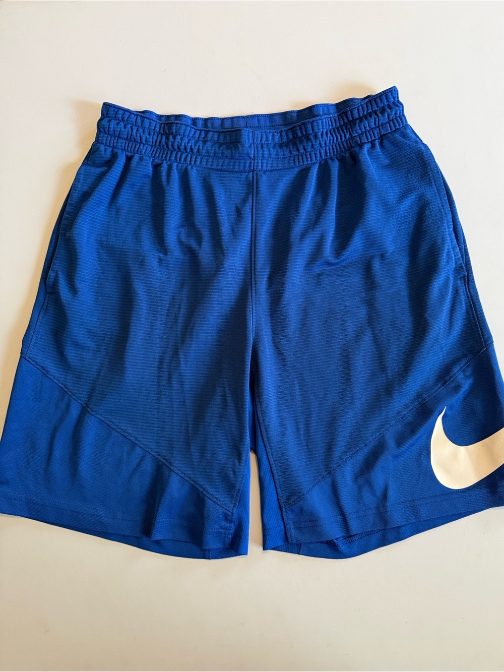 Nike Dri Fit Basketball Shorts Blue & White Mens M